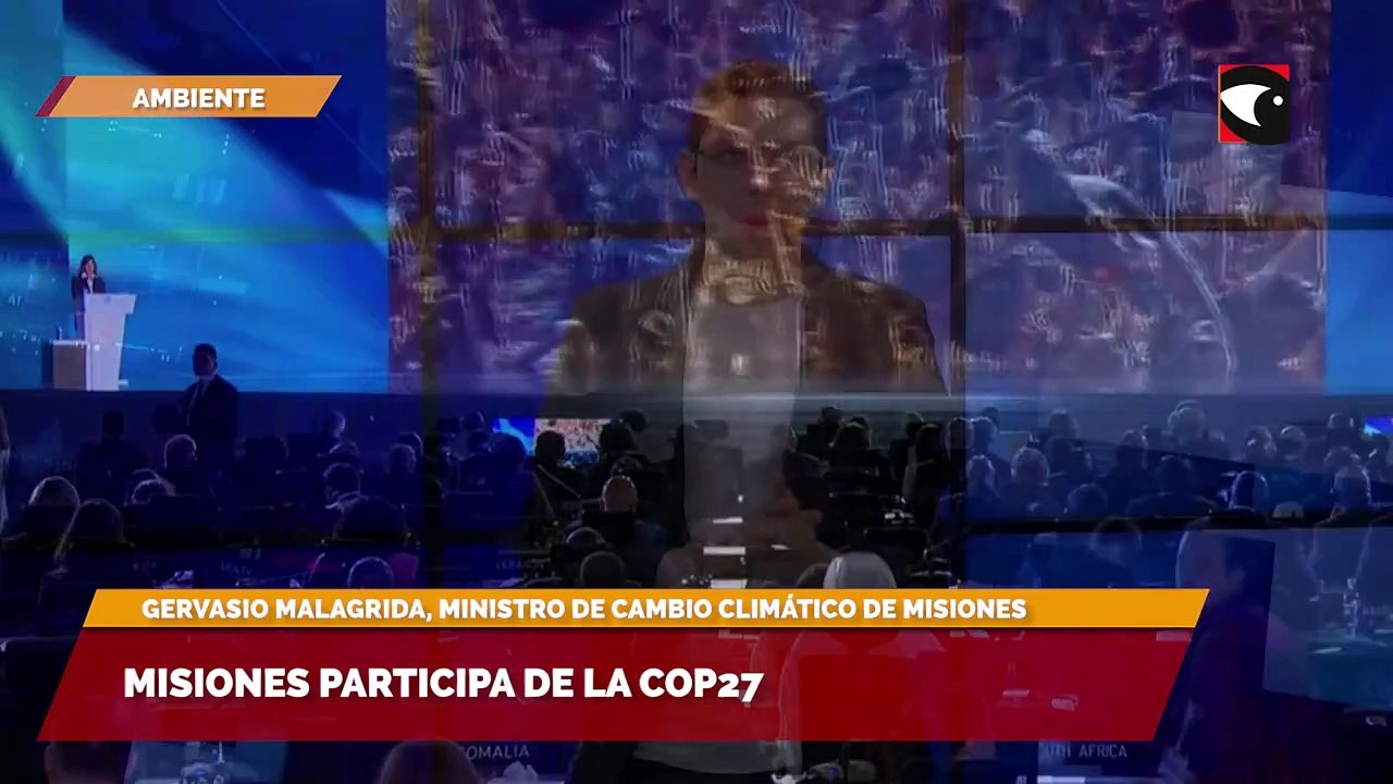Misiones participa de la Cop27