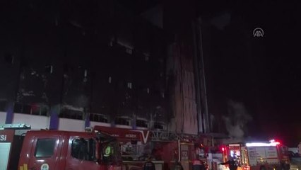 Plastik malzeme fabrikasında çıkan yangın kontrol altına alındı