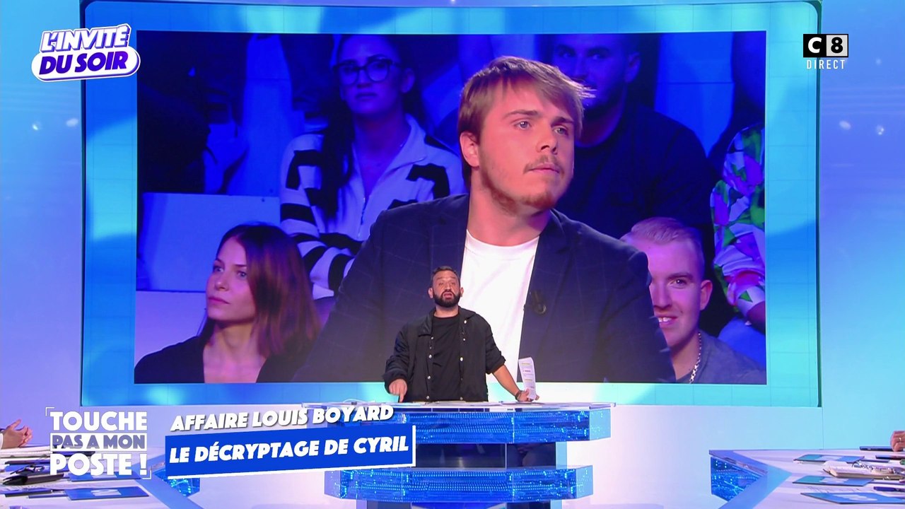 Louis Boyard Touche Pas à Mon Poste Affaire Louis Boyard : Cyril Hanouna s'exprime en exclusivité ! - Vidéo  Dailymotion