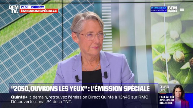 Élisabeth Borne sur le climat: On a les cartes en main pour éviter le pire scénario