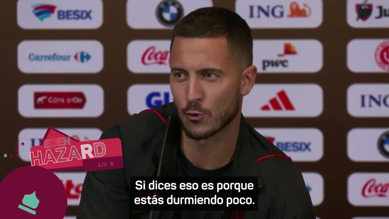 Primer día con Bélgica, primer recado de Hazard a Ancelotti