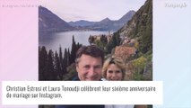 Laura Tenoudji et Christian Estrosi amoureux : photos romantiques pour fêter leurs 6 ans de mariage