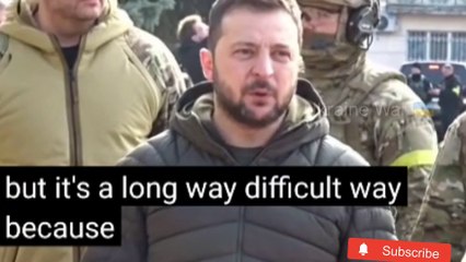 Ukraine's President Zelensky visits liberated Kherson.