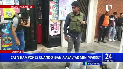 Télécharger la video: Comas: Capturan a delincuentes que iban a asaltar minimarket