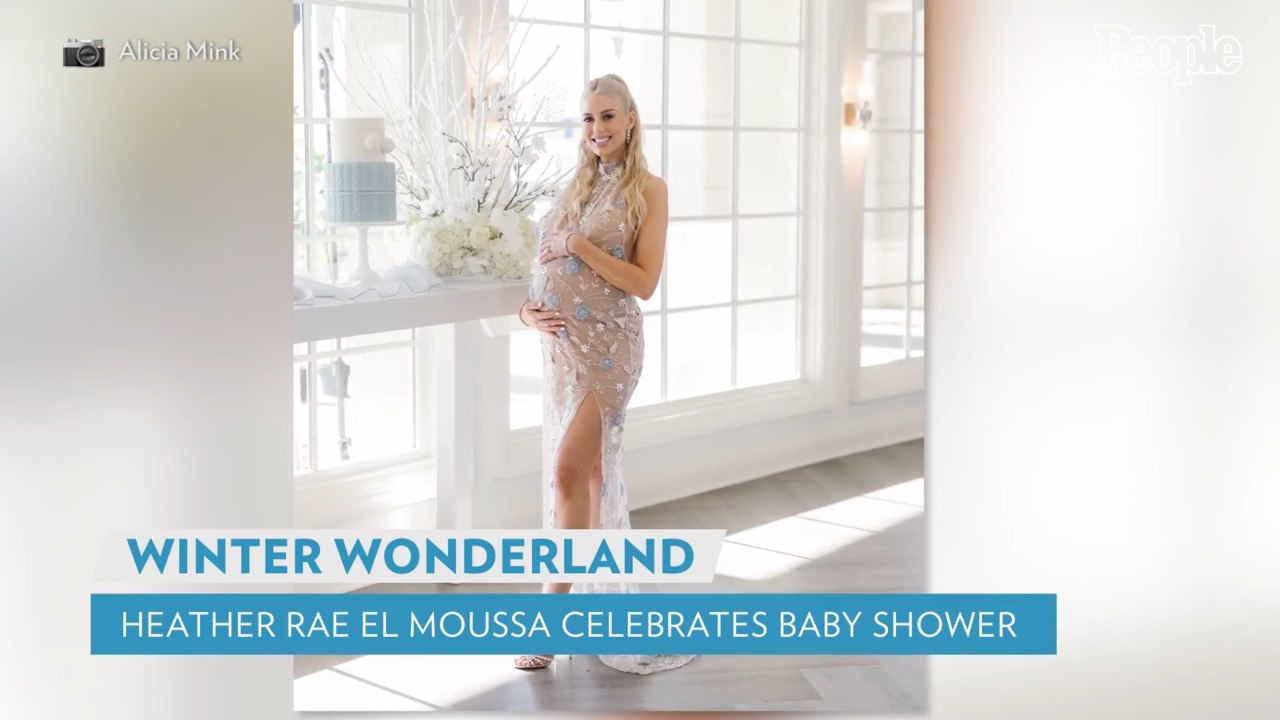 See Inside Heather Rae El Moussa's Winter Wonderland Baby Shower for Son on the Way