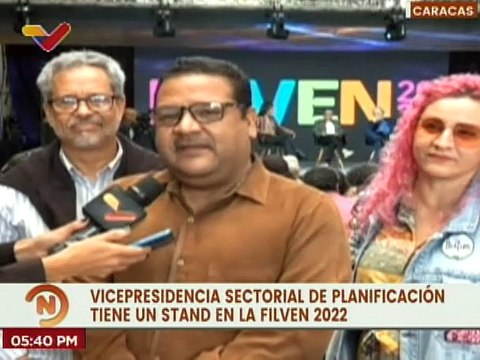 Vicepresidencia Sectorial de Planificación cuenta con un Stand en la 18º edición de la FILVEN 2022