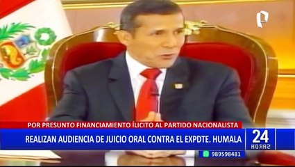 Ollanta Humala: Realizan audiencia de juicio oral contra expresidente