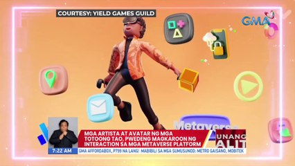 Mga artista at avatar ng mga totoong tao, pwedeng magkaroon ng interaction sa mga Metaverse platform | UB