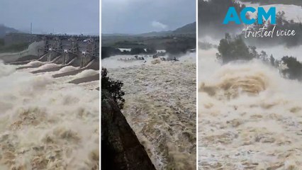 Video herunterladen: NSW floods: Wyangala dam spills thousands of megalitres as nearby towns evacuate