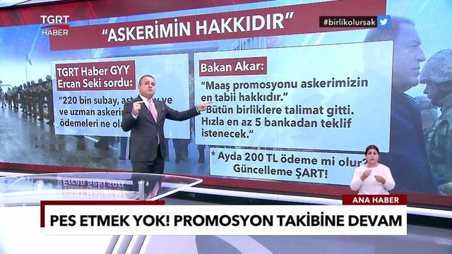 Bakan Akar Askere Promosyon İçin Yanıt Verdi: Detaylar Sadece Tgrt Haber’de - Ana Haber