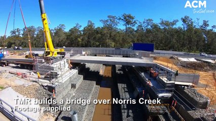 Norris Creek bridge under construction | Jimboomba Times | 15 November 2022