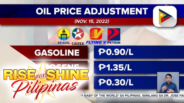 Dagdag-bawas sa presyo ng produktong petrolyo, epektibo ngayong araw