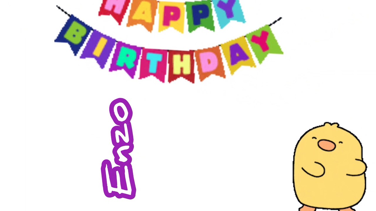 Enzo birthday song