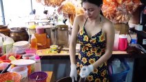 Amazing Grilled Chicken Served By Beautiful Thai Lady - Thailand Street Food 7