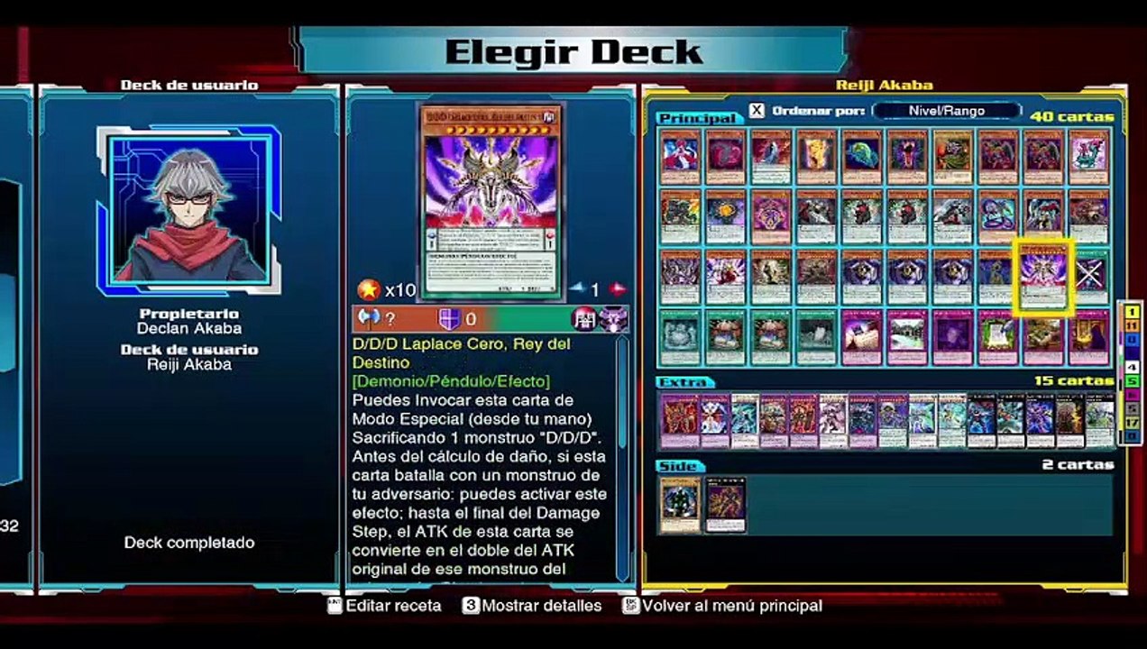 Yu-Gi-Oh! Link Evolution Español - Reiji Akaba (Anime y Manga) Deck Profile #invocacionpendulo #arcv
