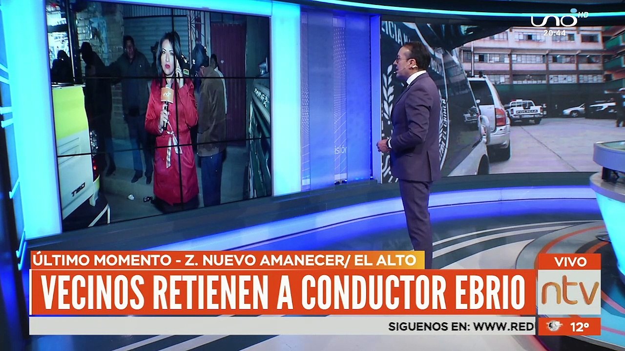 Vecinos retienen a conductor ebrio