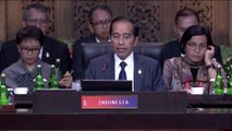كلمة الرئيس الإندونيسي في انطلاق قمة مجموعة العشرين في بالي الإندونيسية