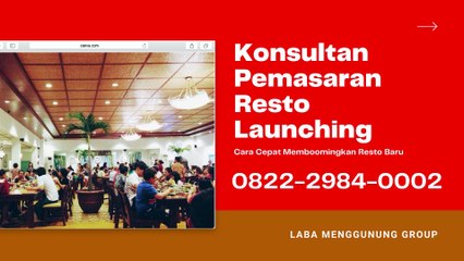 AHLI, 0822-2984-0002, Mempromokan Rumah Makan Launching