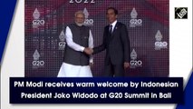 PM Modi receives warm welcome by Indonesian President Joko Widodo at G20 Summit in Bali
