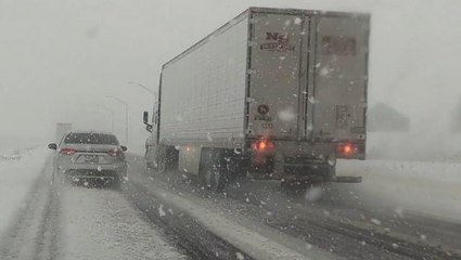 Bitter cold and icy conditions as wintry blast hits the Plains