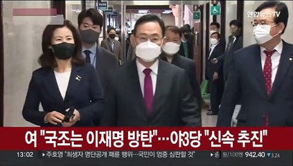 여 "국조는 이재명 방탄"…야3당 "신속 추진"