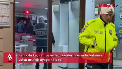 Feribotu kaçırınca ortalığı ayağa kaldırdı! Yaptığı 'pes' dedirtti!