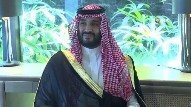 Cumhurbaşkanı Erdoğan, Suudi Arabistan Veliaht Prensi Bin Selman ile görüştü