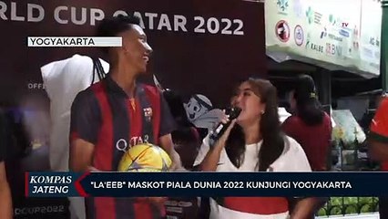 LA'EEB Maskot Piala Dunia 2022 Kunjungi Yogyakarta