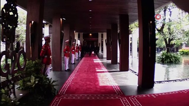 Cumhurbaşkanı Erdoğan, G20 Liderler Zirvesi’nde Endonezya Devlet Başkanı tarafından karşılandı