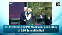 US President and PM Modi meet each other at G20 Summit in Bali