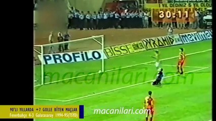 Fenerbahçe 4-3 Galatasaray [HD] 03.08.1994 - 1994 TSYD Cup Matchday 1
