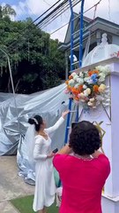 Dự đám hỏi, đôi bướm uyên ương lại xuất hiện trong lễ cưới