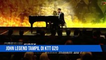 Momen John Legend tampil di acara KTT G20, nyanyi di depan Jokowi