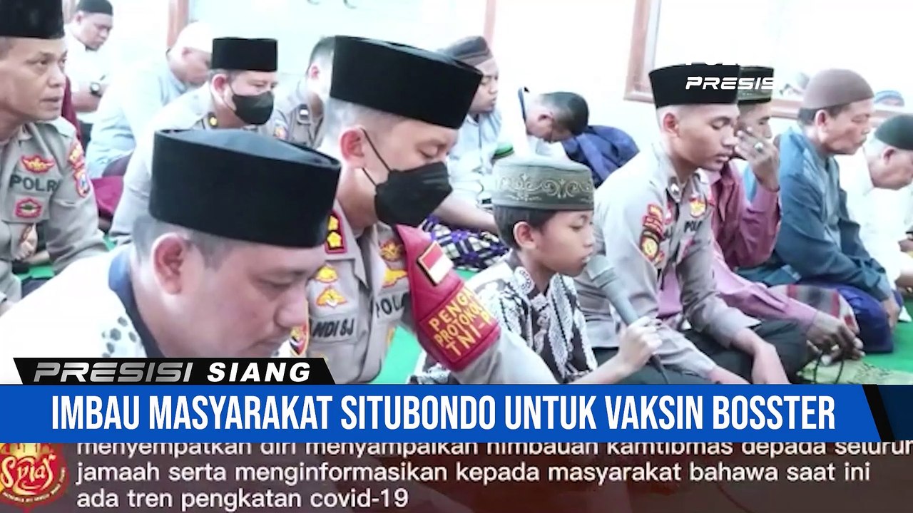 Dalam Syiar Jum’at, Kapolres Situbondo Imbau Masyarakat Untuk Vaksin Bosster : Ada Tren Peningkatan Covid-19
