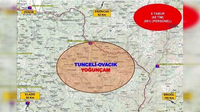 Tunceli'de Eren Abluka Sonbahar Kış-13 (Tunceli-Ovacık-Yoğunçam) Şehit J.Asb.Üçvş. Celil MUTLU başlatıldı