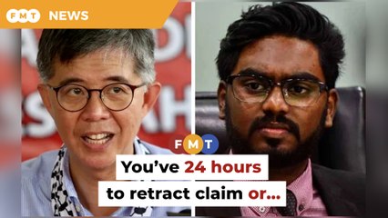 Retract claim or I’ll sue, Tian Chua tells Prabakaran