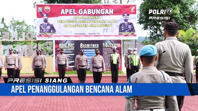 Tanggap Bencana, Polres Simalungun Gelar Apel Bersama Instansi Terkait
