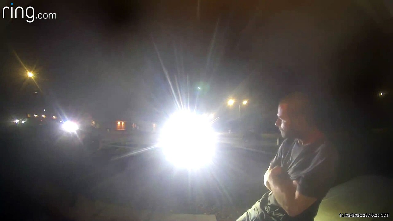 Dude Gets Tased on Doorstep