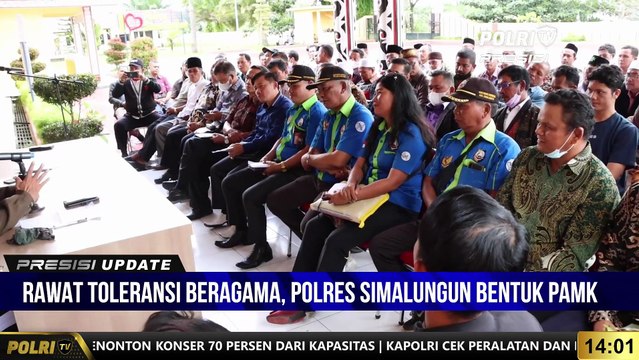 Presisi Update 14.00 WIB : Rawat Toleransi Beragama, Polres Simalungun Bentuk PAMK