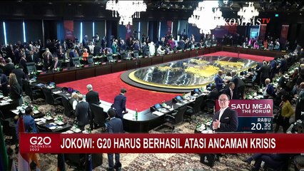 Buka G20 di Bali, Jokowi: KTT G20 Harus Berhasil dan Tidak Boleh Gagal