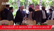 Erdoğan ve Biden, G20 Liderler Zirvesi'nde bir araya geldi: O anlar kameralara böyle yansıdı