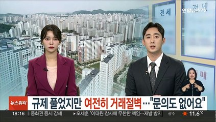 규제 풀었지만 여전히 거래절벽…"문의도 없어요"