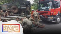 PRU15 | Trak bawa 24 tentera untuk undi awal terlibat nahas