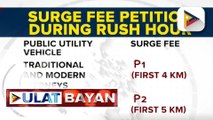 LTFRB, sinimulan na ang pagdinig sa surge fee petition ng ilang transport group