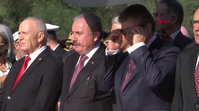 Şentop, KKTC'de Atatürk Anıtı'na çelenk koydu