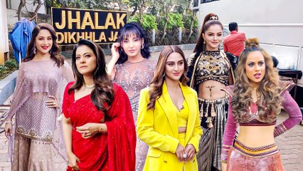 झलक दिखला जा 10 के सेट पर ग्लैमरस अंदाज में पहुंचे कई टीवी और फ़िल्मी हस्तिया