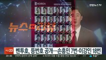 벤투호, 등번호 공개…손흥민 7번·이강인 18번