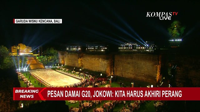 Pemimpin Negara Peserta G20 Hadiri Jamuan Makan Malam di GWK