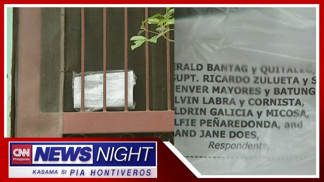 DOJ: Subpoena para kina Bantag, Zulueta naisilbi na kahit walang tumanggap