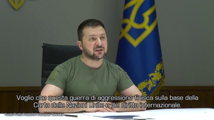 Zelensky al G20 "È il momento di fermare l'aggressione russa"
